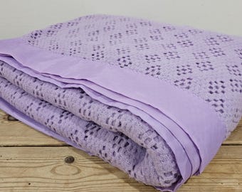 Vintage Lilac Witney Cellular Blanket