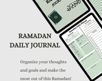 Daily Ramadan journal