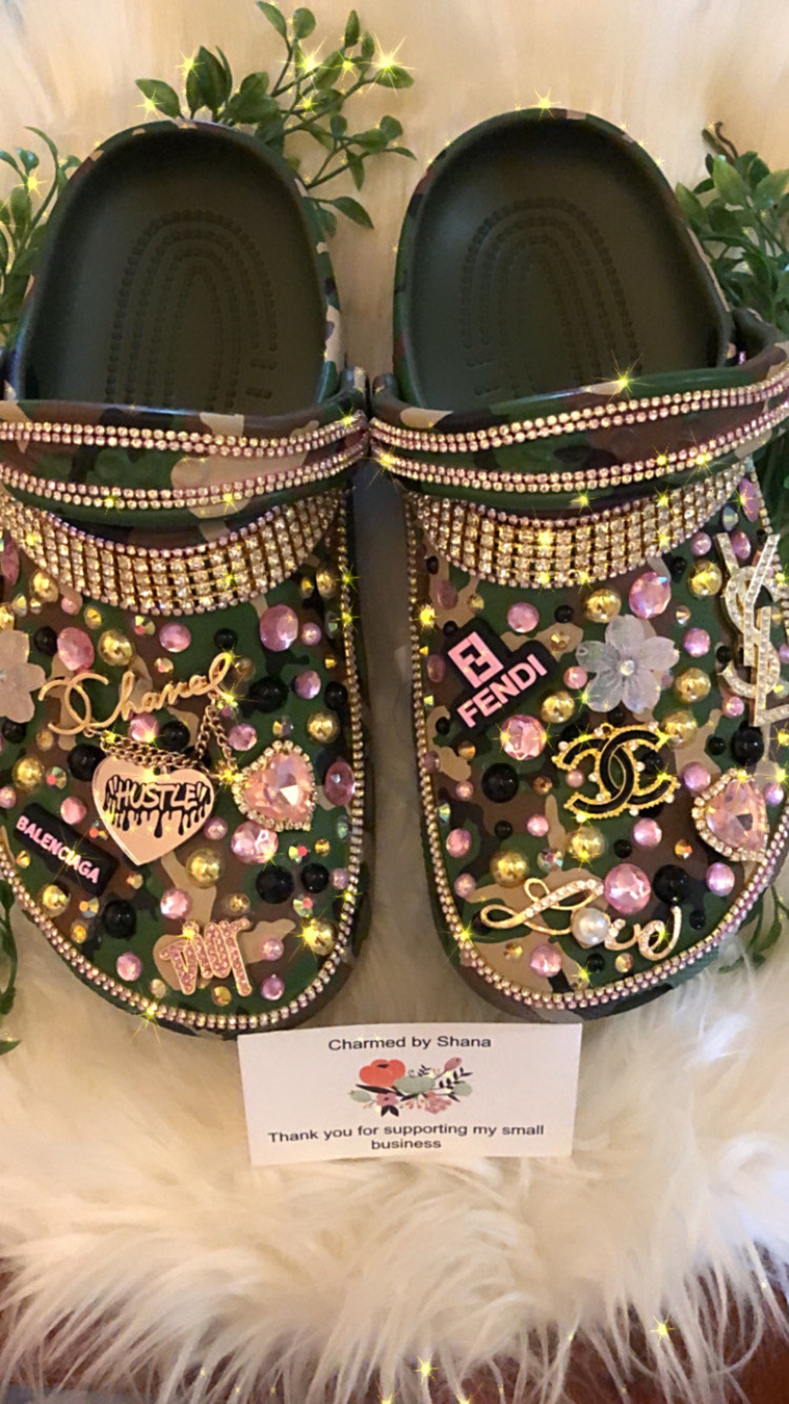 custom bling crocs