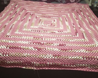 Granny Square Throw