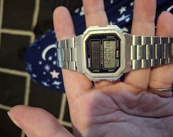 VERY RARE Vintage 1980s Casio W-600 Solar Diver Watch, Made in