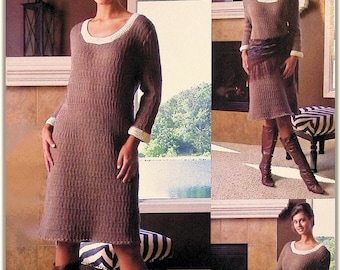Women's Sweater Dress Crochet Pattern