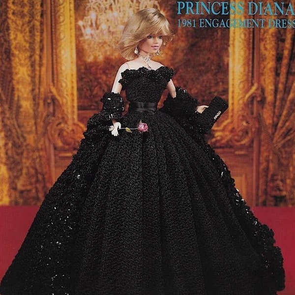 Vintage Barbie Gown Crochet Pattern