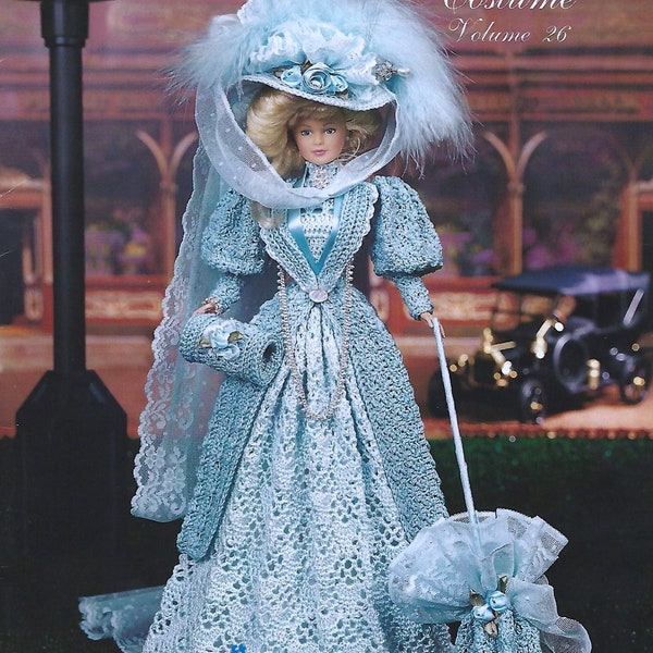 Vintage stijl Barbie kostuum haakpatroon 026