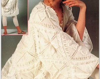 Women's Patchwork Coat knit and and Crochet Pattern