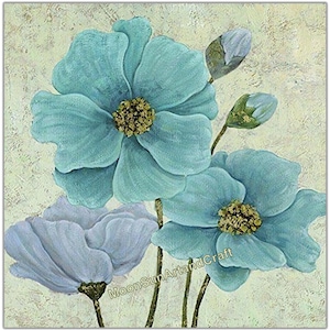 Pansies DIY Chart Counted Cross Stitch Pattern PDF