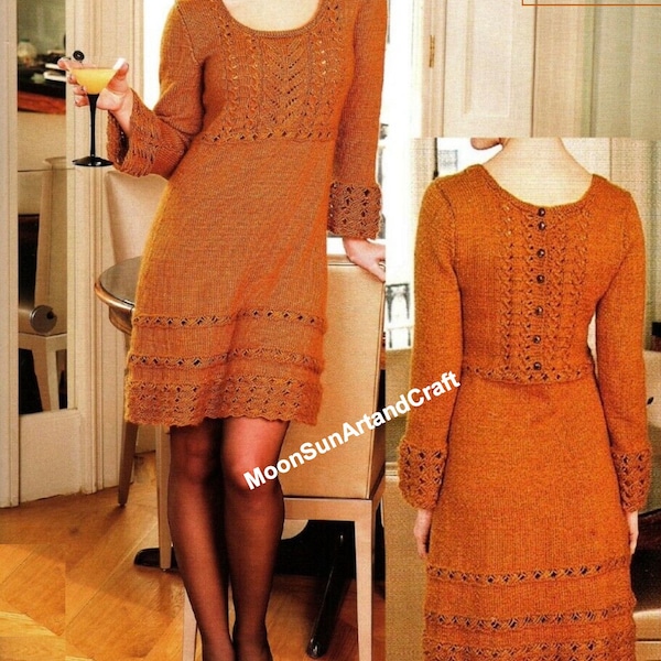 Cocktail Dress Knitting Pattern