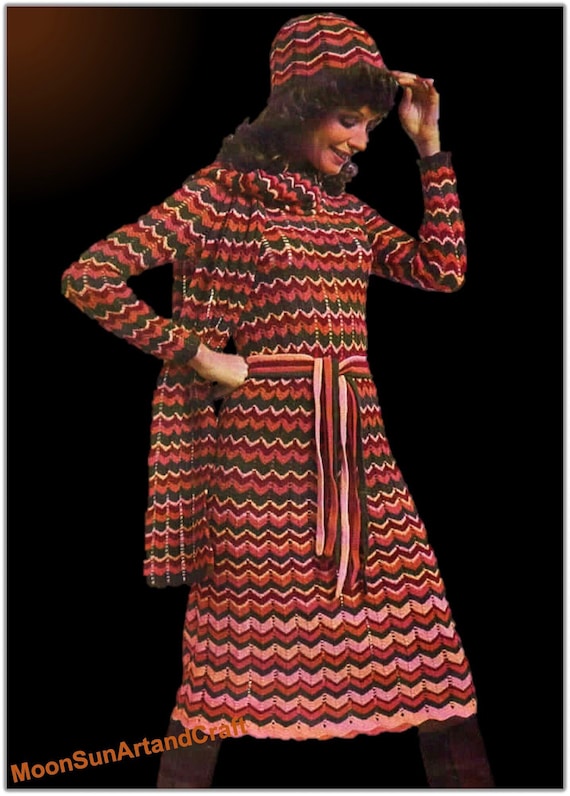 knee length dresses for ladies Mint And Gray Chevron Dress