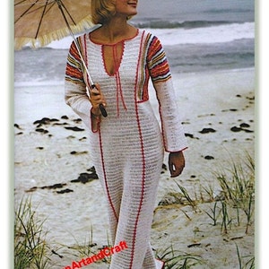 Vintage Beach Caftan Crochet Pattern