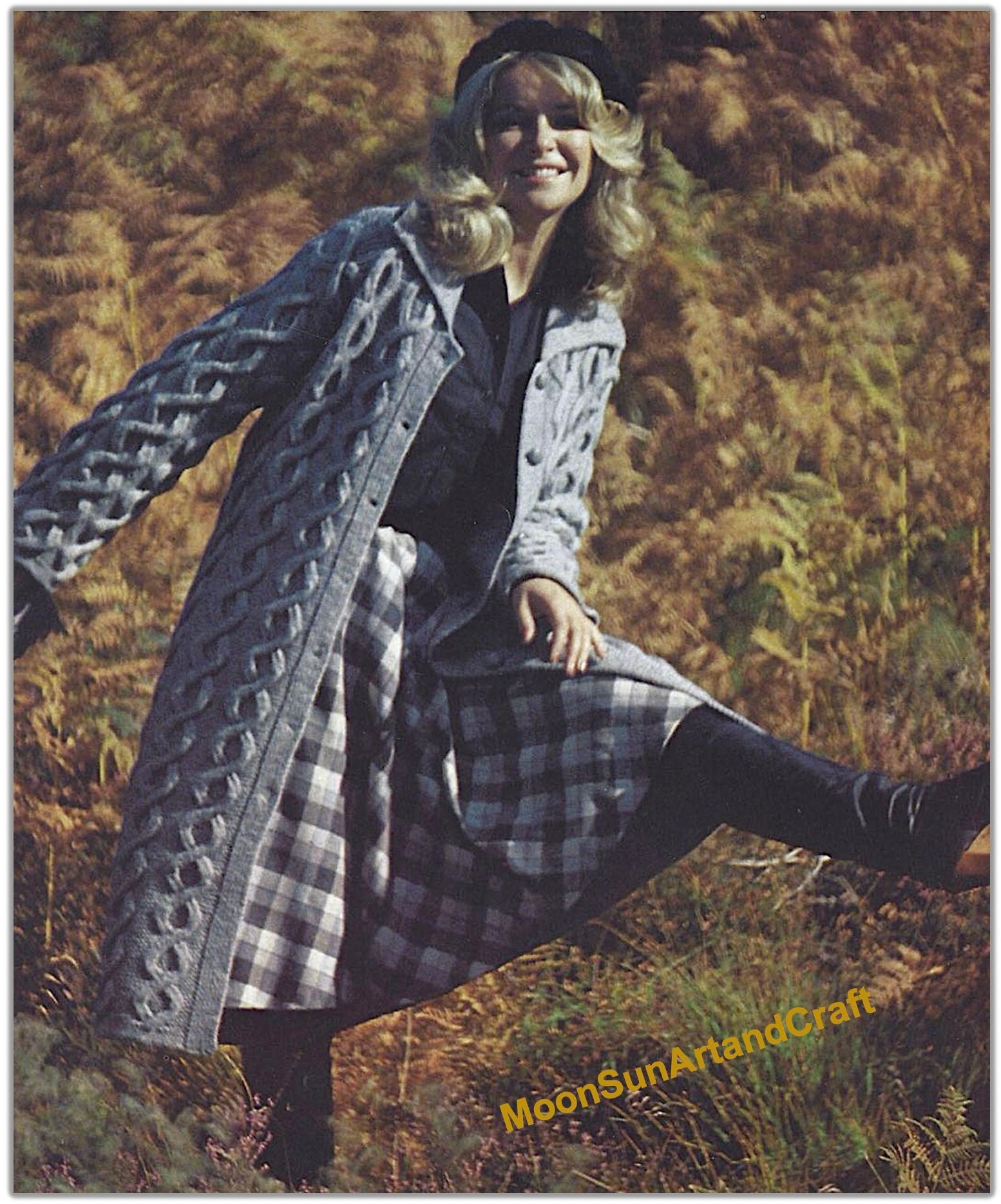 Women's Long Coat Knitting Pattern - Etsy