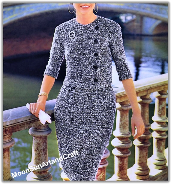 knee length dresses for ladies Ladies' Suit Pattern main image 0