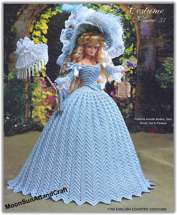 Barbie Garden Party Gown Crochet Pattern english - Etsy UK