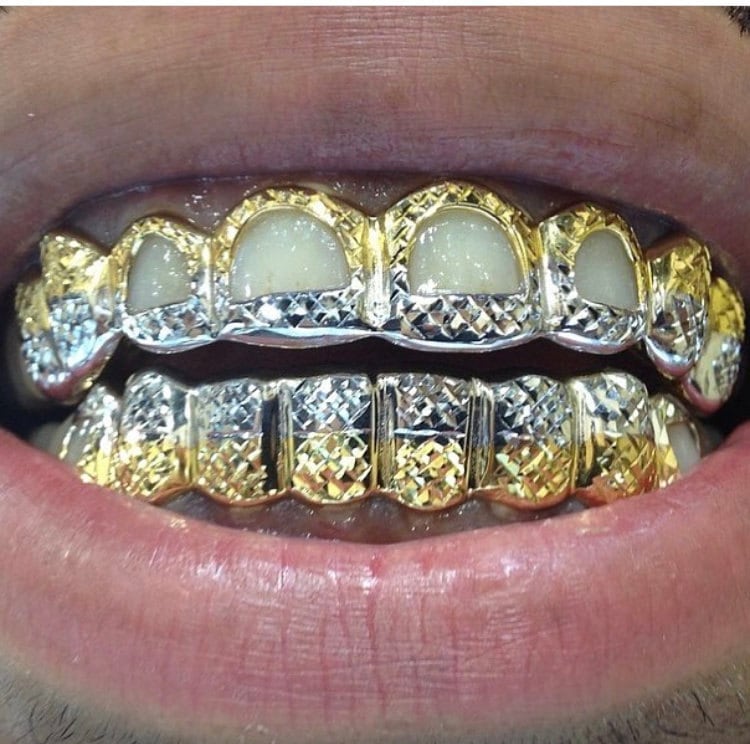 10k Gold basic cut Diamond cut Grill Grillz for men Grillz for Etsy