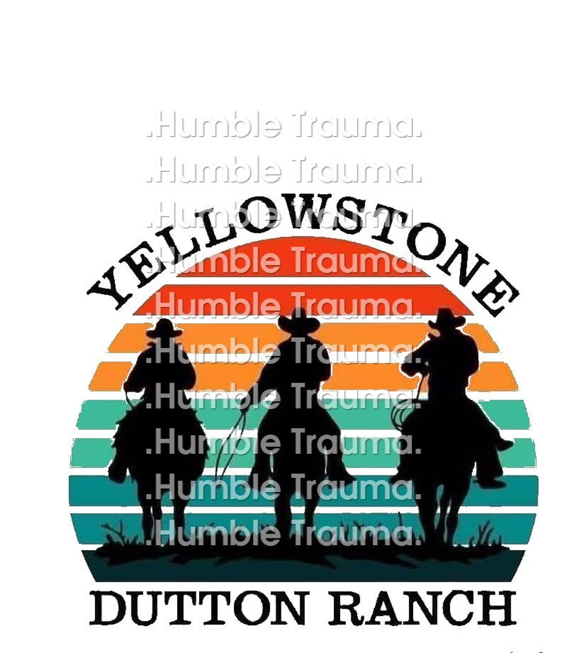 Yellowstone Dutton Ranch PRINTABLE png Sublimation Waterslide | Etsy