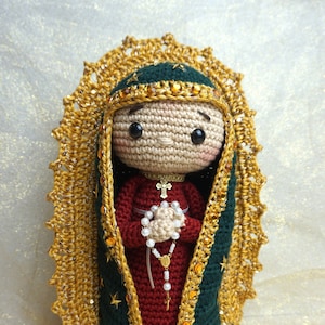 PATRÓN de Nuestra Señora de Guadalupe - PATRÓN de crochet Virgen Guadalupe (Este no es el producto terminado)