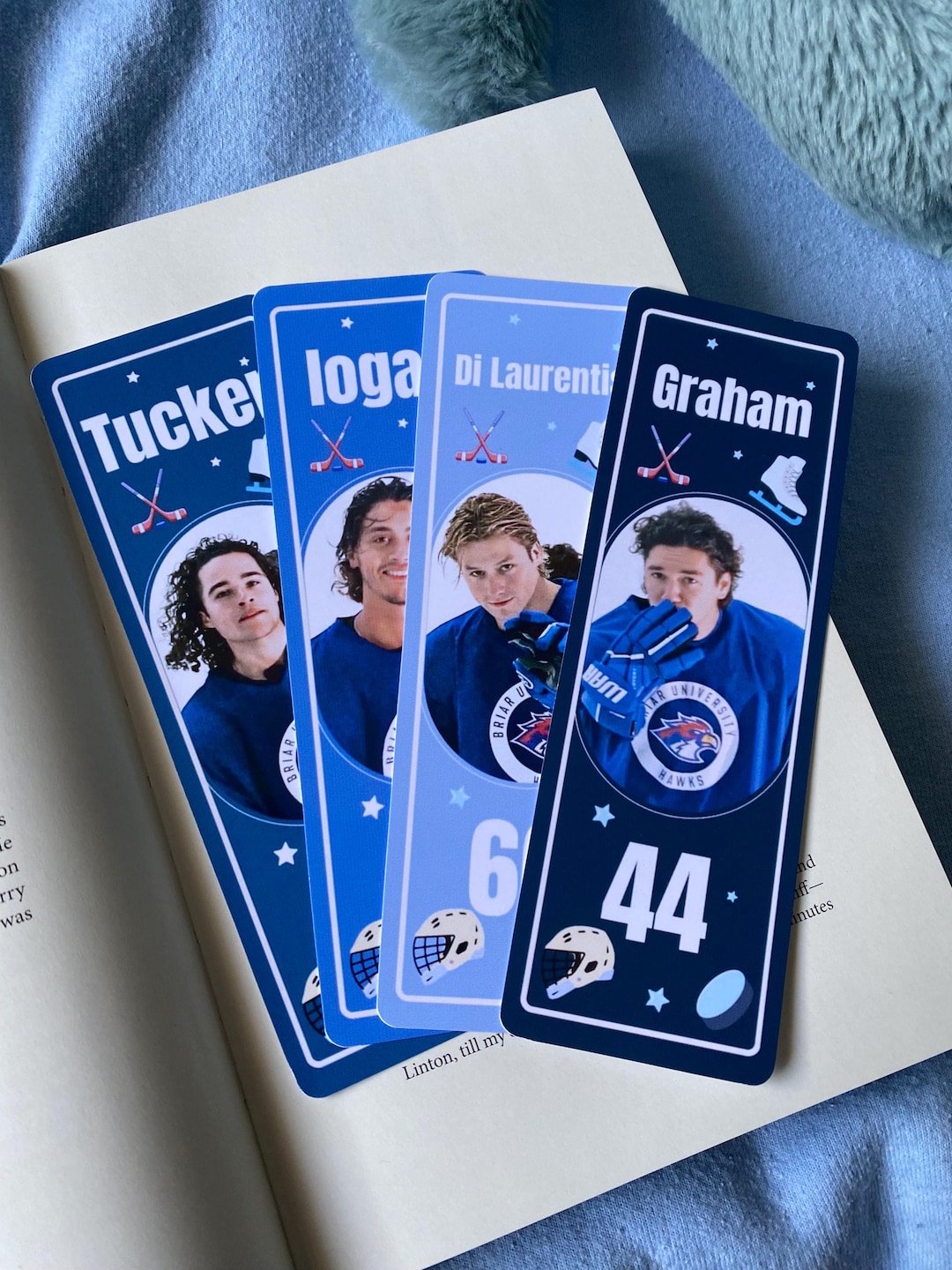 Off Campus Bookmarks, Garrett Graham, Dead Di Laurentis, John Logan ...