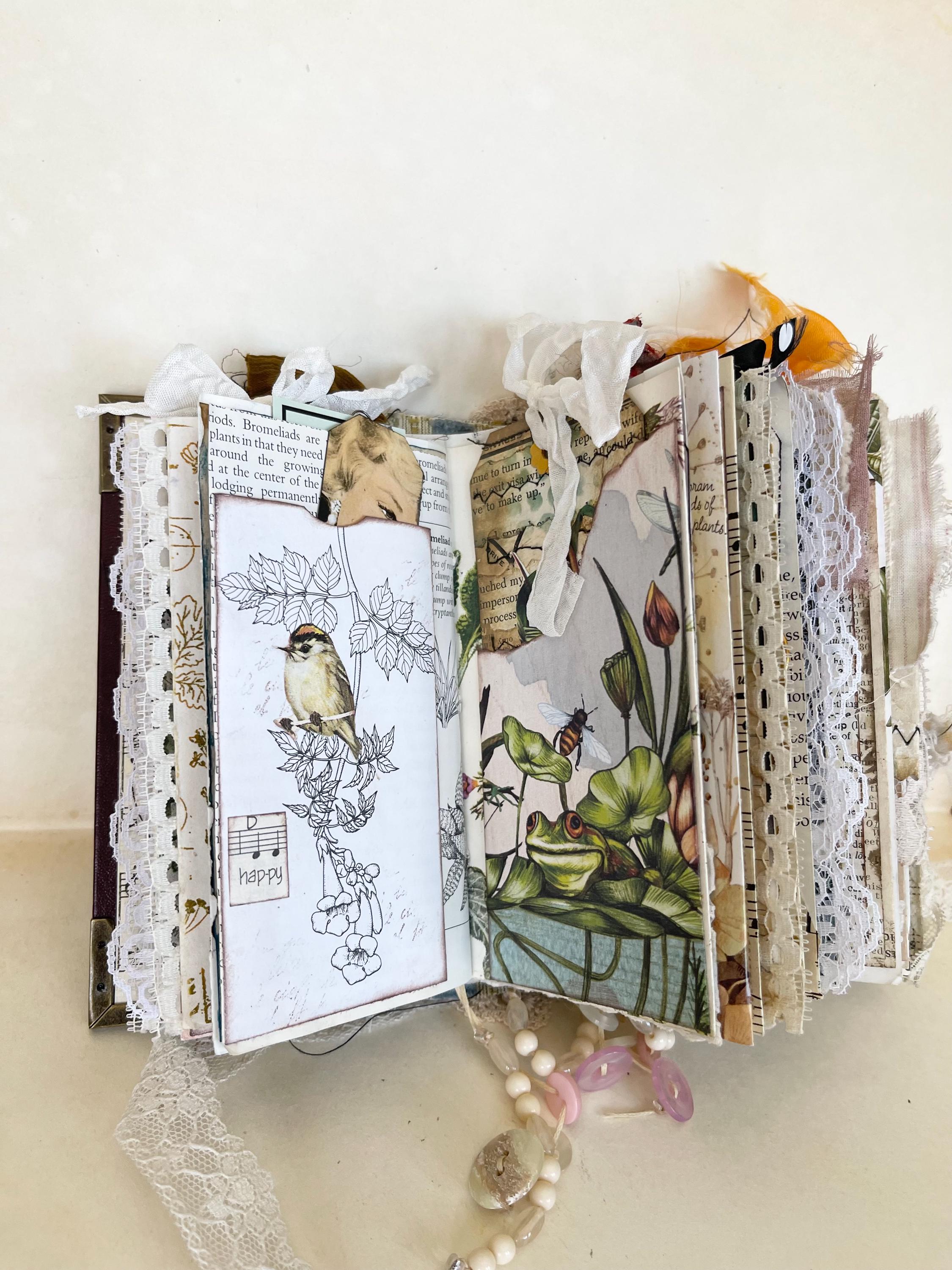 Junk Journal Handmade One of a Kind Unique Gift for Writers for Any Occasion 3 Signatures - Etsy