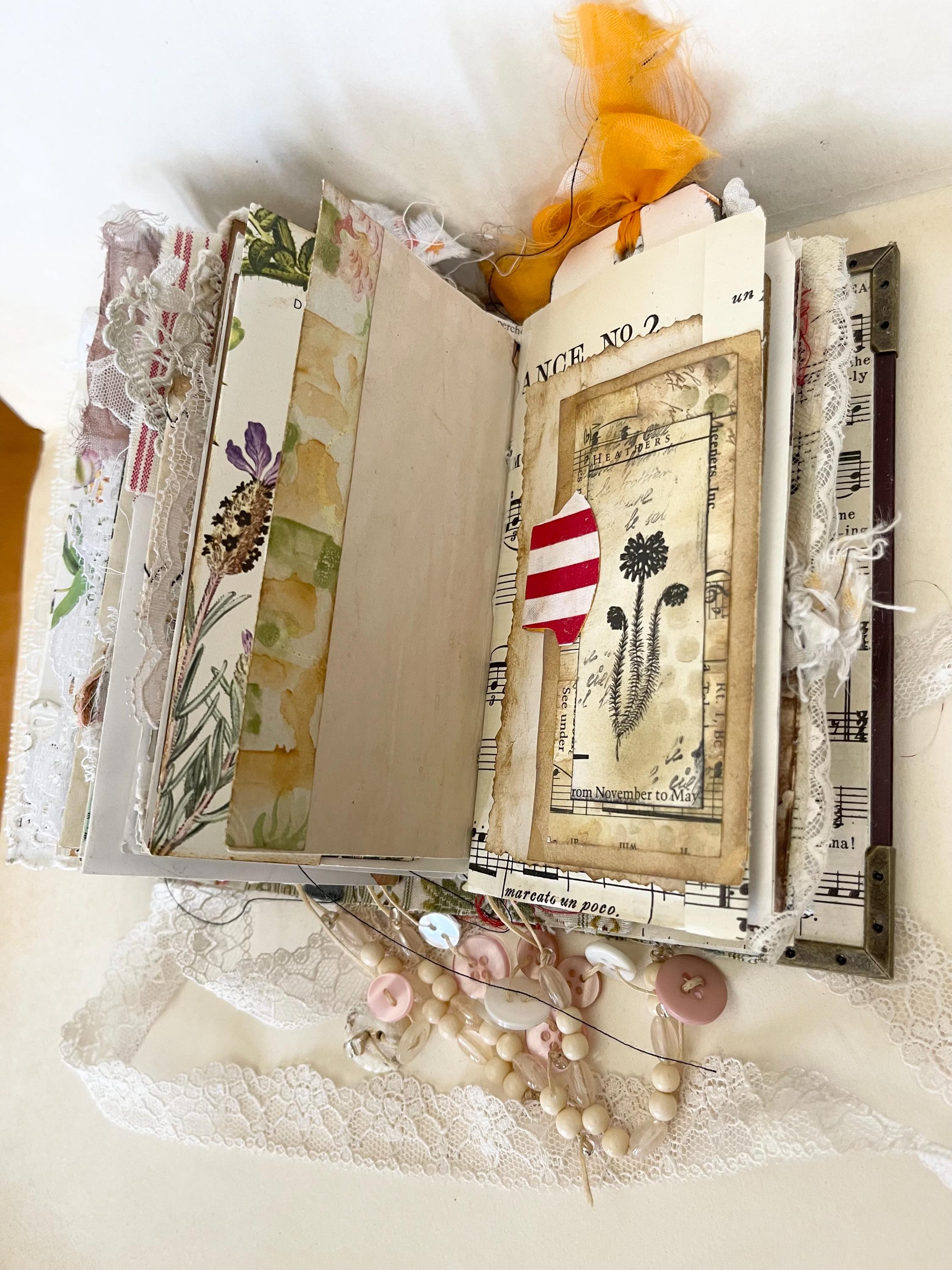 Junk Journal Handmade One of a Kind Unique Gift for Writers for Any Occasion 3 Signatures - Etsy