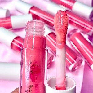 Bubblegum Pink Lip Gloss: High Shine, Moisturizing (10ML)