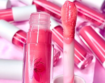 Bubblegum Pink Lip Gloss: High Shine, Moisturizing (10ML)