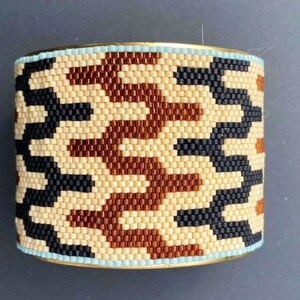 “Eli” Peyote Weave Cuff