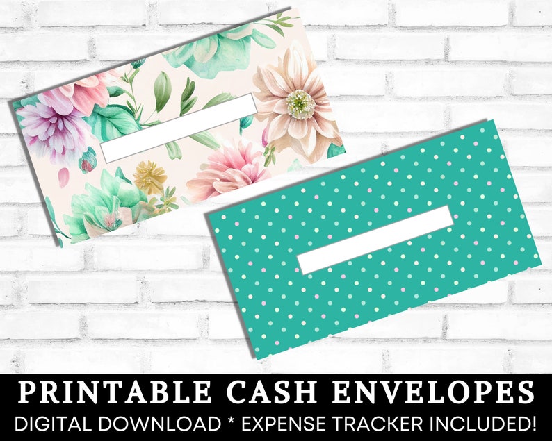 Cash Envelopes Printable Cash Stuffing Envelopes Sinking Etsy