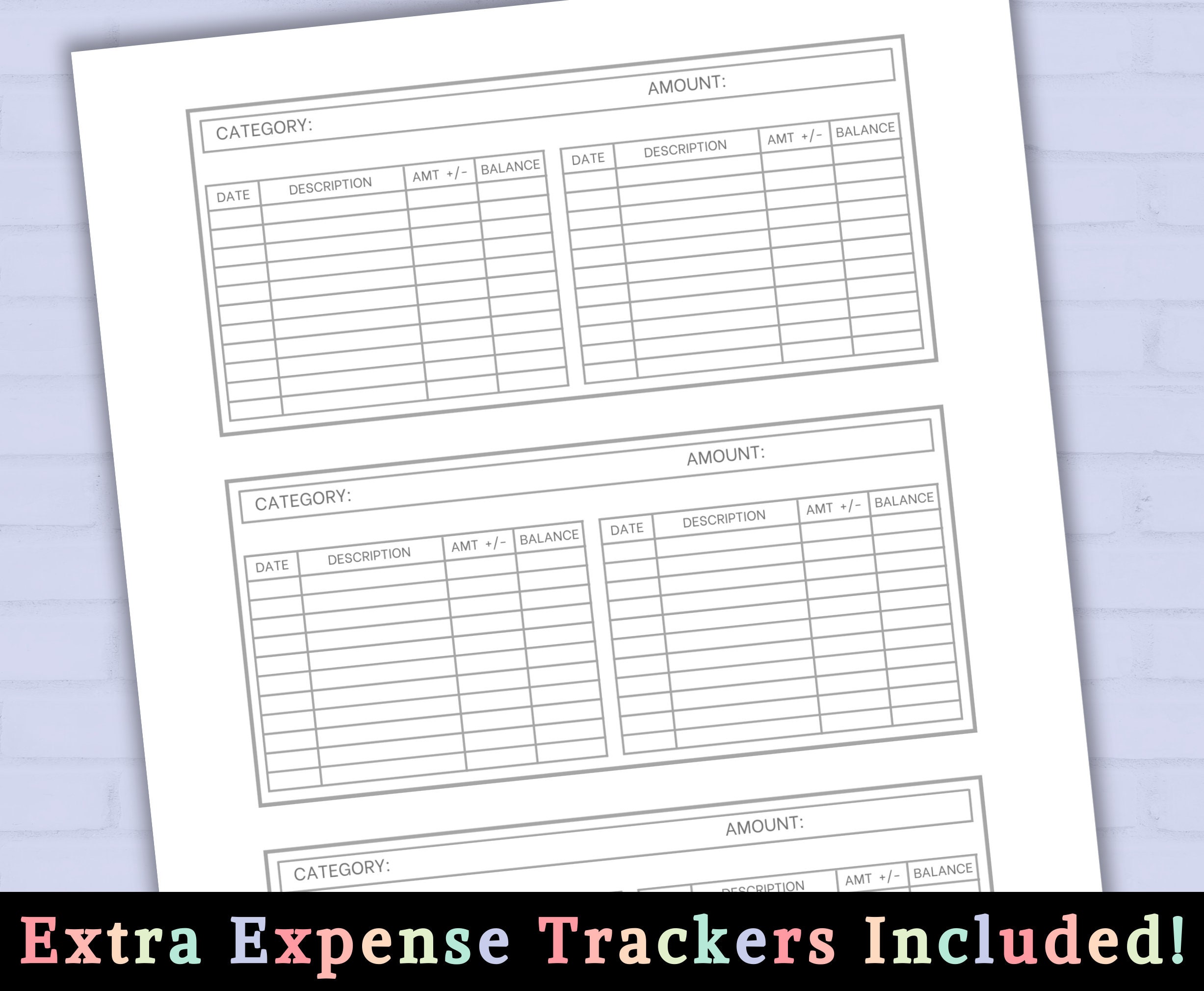Cash Envelopes Printable, Cash Envelope System, Navy & Red Cherry Money ...