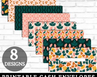 Printable Cash Envelopes, Cash Stuffing, Spring Floral Flowers Money Envelopes, Paycheck Budget Envelopes, Sinking Funds, DIGITAL DOWNLOAD