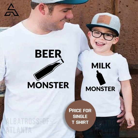 Beer Monster Milk Monster Fathers Day 