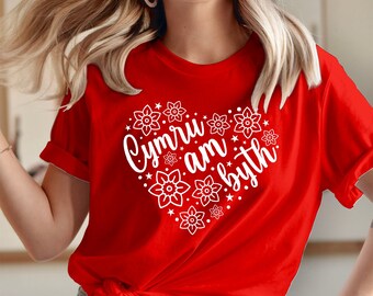 T-shirt SD1 Happy Saint David's Day T-shirt enfants symboles gallois jonquilles cymru am byth kids femmes gallois pour toujours Dydd Gwyl Dewi