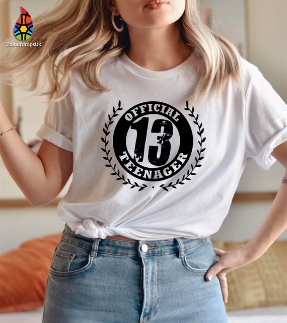 T-SHIRT 512 Offizielles Teenager 13. Geburtstag T-shirt, Geschenk für Jungen  für Mädchen Geburtstagsgeschenk Endlich Offiziell Dreizehn Geschenk Geschenk  Top -  Österreich