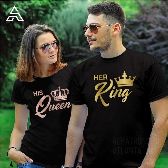 His and Hers Since Anniversary Shirts, Valentine's Day Gift for Her, Valentines Gifts for Men Hers / Large Ladies T-Shirt
