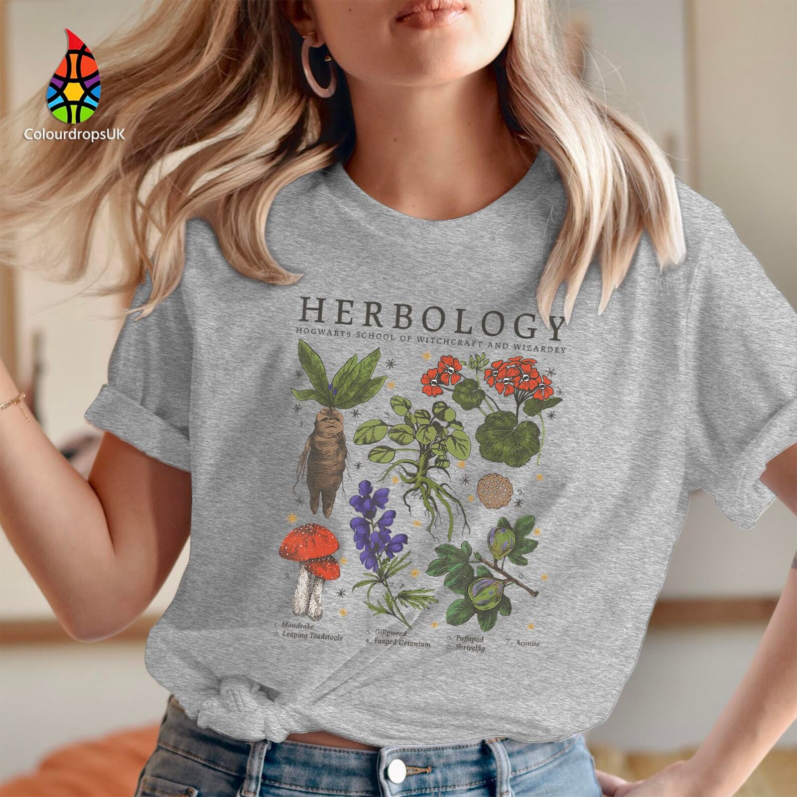 TSHIRT 1763 HERBOLOGY PLANTS T Shirt Gardening Plants Etsy UK