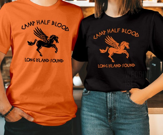 Camp Half Blood T-Shirt Long Island Sound Camp Jupiter Greek Mythology Tees
