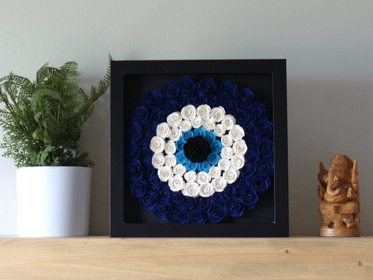 Evil Eye Art / Evil Eye Wall Art / 3D Eye Wall Decor / Turkish Evil Eye