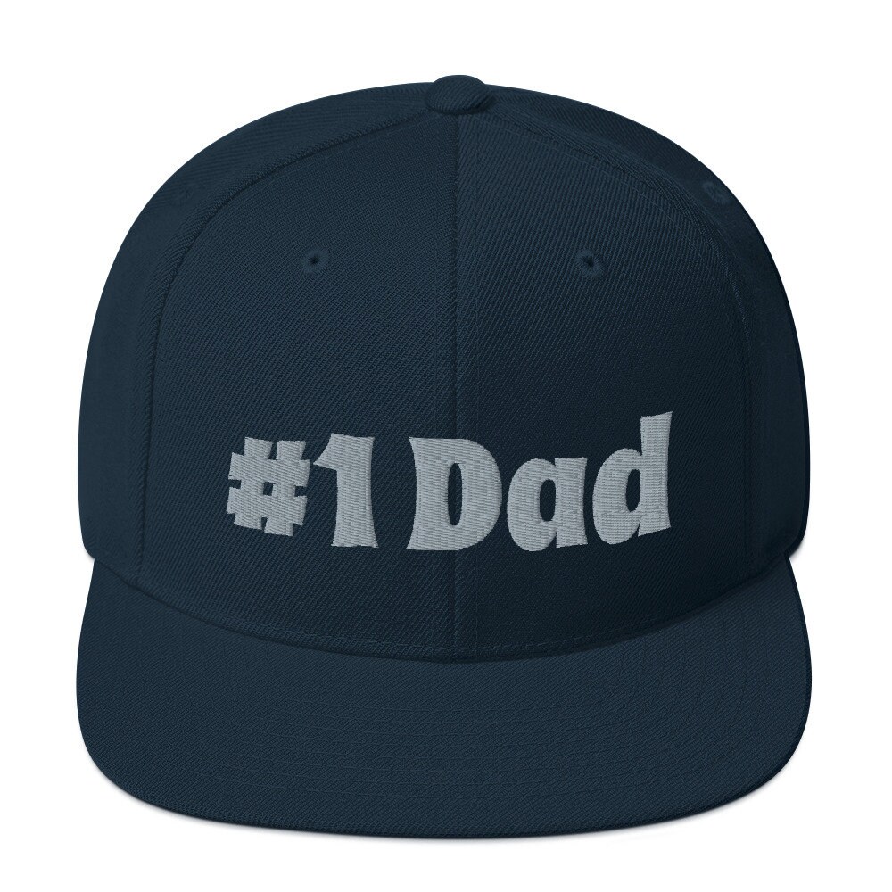 Snapback Hat for dads 1 Father Etsy