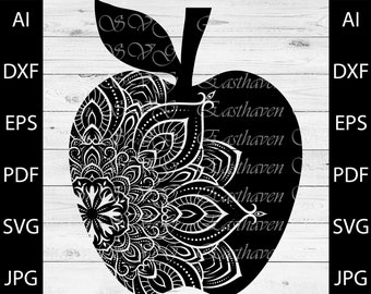 Download Apple Mandala Etsy