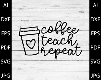 Download Teach Repeat Svg Etsy