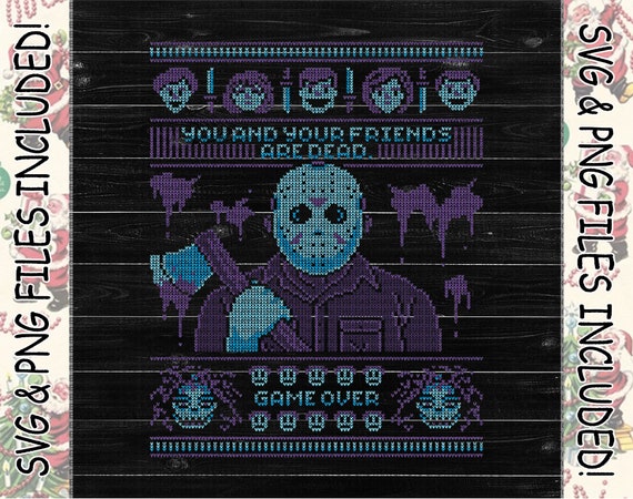 Jason Vorhees Friday 13th Ugly Sweater 