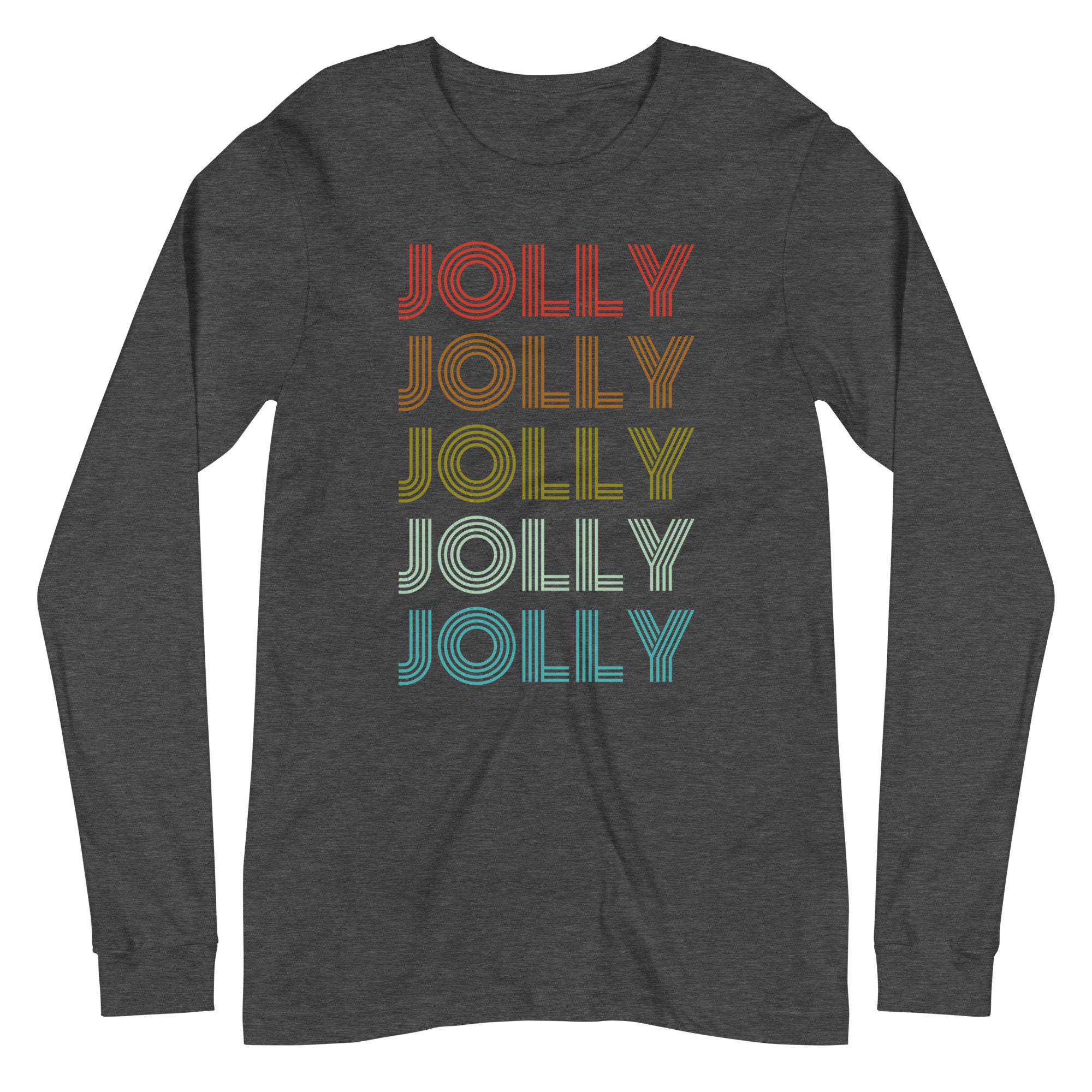 Jolly Retro Long Sleeve T-shirt Unisex - Etsy