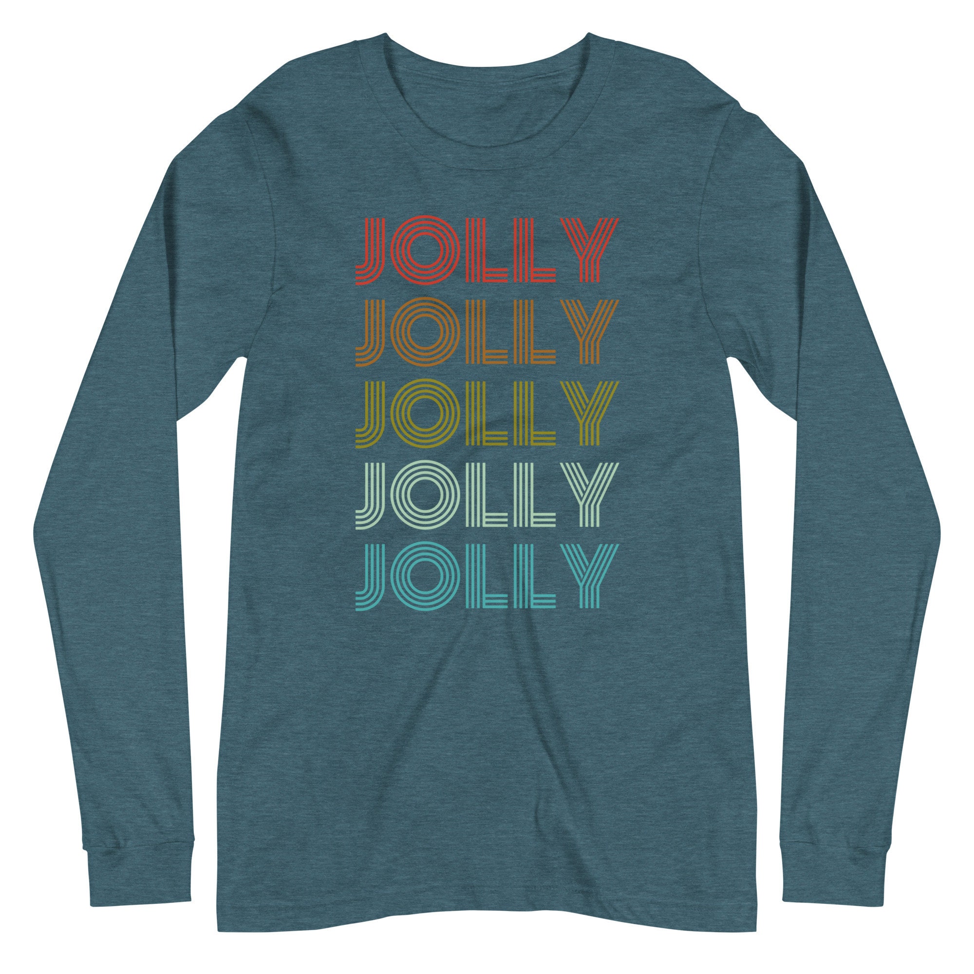 Jolly Retro Long Sleeve T-shirt Unisex - Etsy