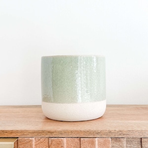 Napoli Ceramic Indoor Planter, Emerald Green Color Planter Pot, Housewarming Home Decor Gifts, Succulent Planters, Flower Pots