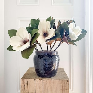 Vintage-Style Pompeii Pot, Dark Brown Terracotta Planter, Glossy Cracked-Pattern Finish, Rustic Mediterranean Decor, High-End Home Accent