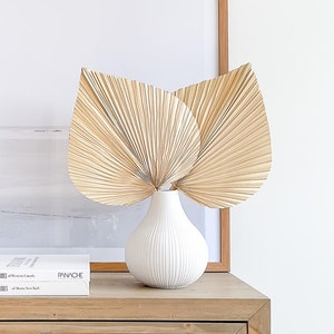 Sphere Ceramic Vases For Flowers, Home Decor Ceramic Vase, Table Decor image 3