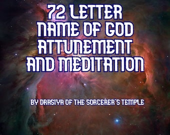 72 Letter Name of God Kabbalistic Attunement