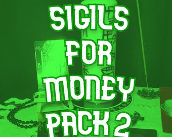 Money Sigil Magick  Pack # 2 | Money Spell Sigil | DIY Sigil Magick | Money Magnet Spell DIY