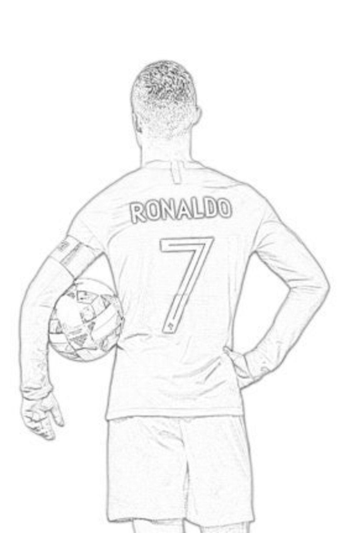 Ronaldo Printable Coloring Pages Book of 3 Unique Pages - Etsy UK