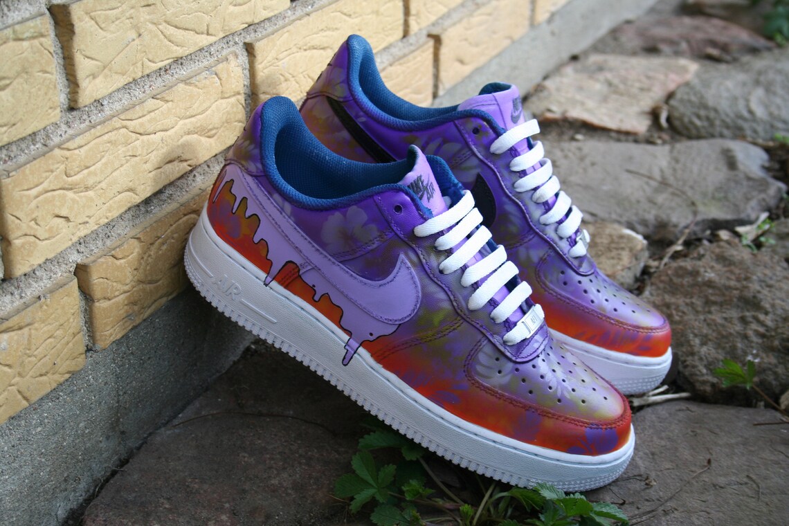 custom sunset air force 1