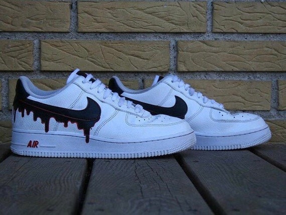 white air force 1 drip