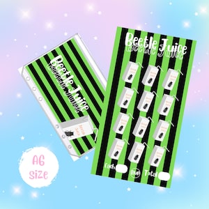 BEETLE JUICE Spar-Challenge - A6 Brieftaschen-Einsatz - Budget mit Ped